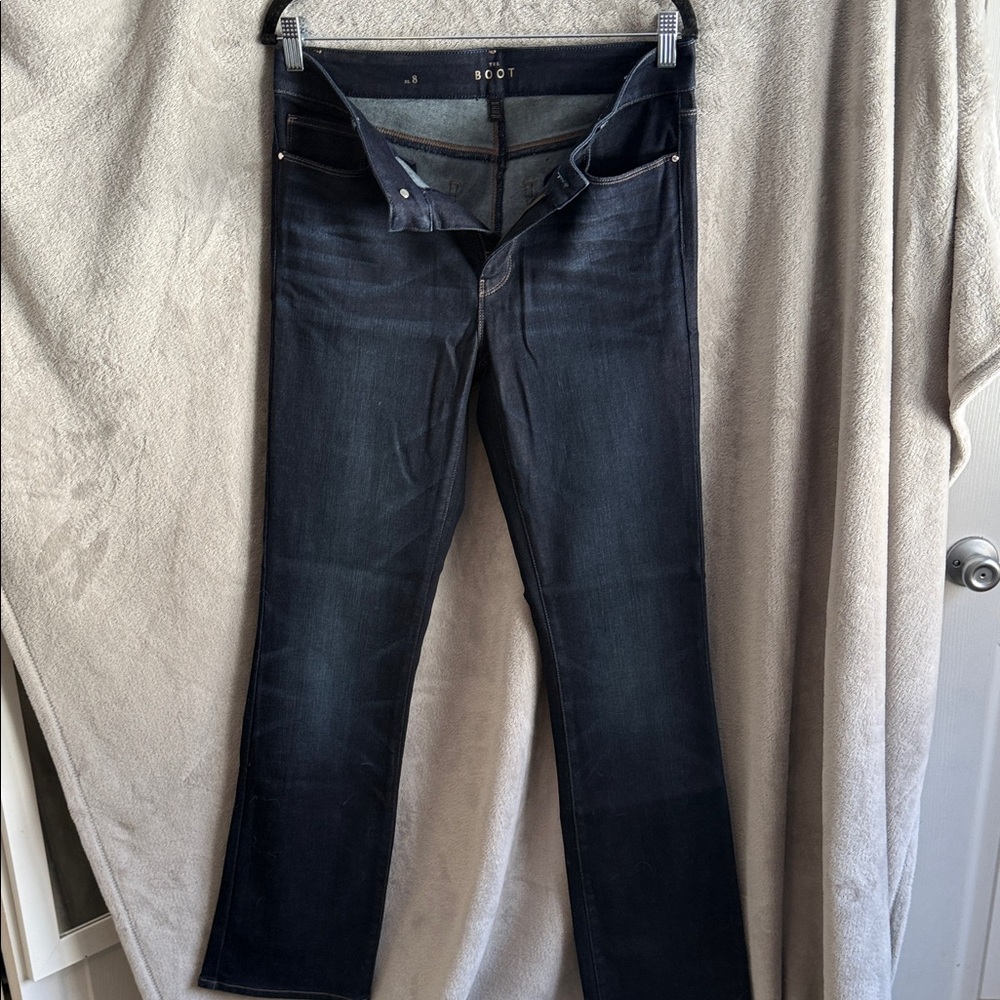 WHBM Women's Midnight Blue Boot Cut Jeans